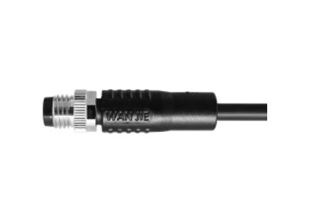 M8 Male Straight UnShield A-کدگذاری 3PIN PUR 1.0M M8X1.0