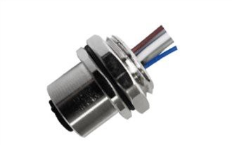 نوع لحیم زن M12 نوع عقب بسته A-سیم 0.5M PG9 8PIN