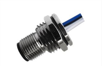 نوع لحیم کاری نر M12، جلو بسته A-کدگذاری 4PIN M16*1.5 سیم 0.5M