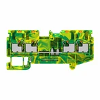 اتصال ترمینال PUSH IN زمینی 2.5 میلی متر مربع دو در دو خروجی